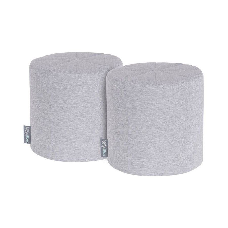 Activity Toys KiddyMoon | Kiddymoon Foam Playground Obstacle Course For Toddlers And Kids - Poufs, Light Gray