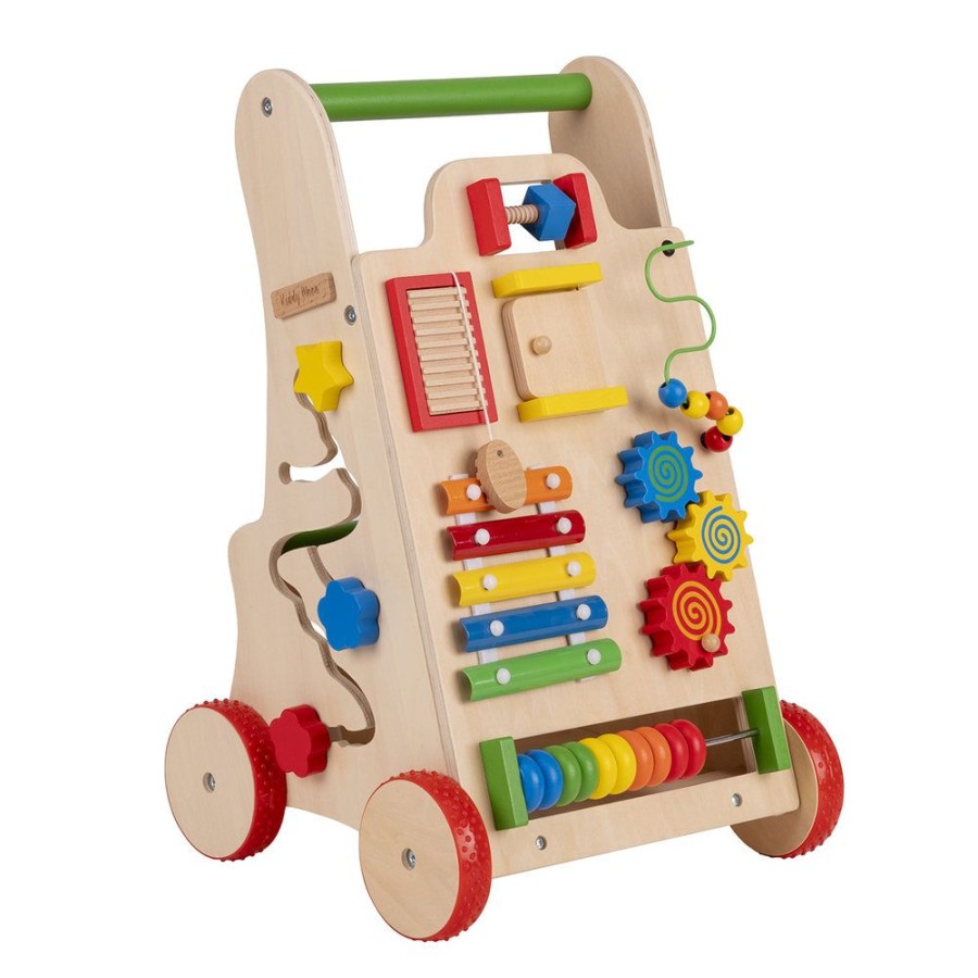 Activity Toys KiddyMoon | Kiddymoon Interactive Wooden Baby Walker For Children Wk, Multicolored