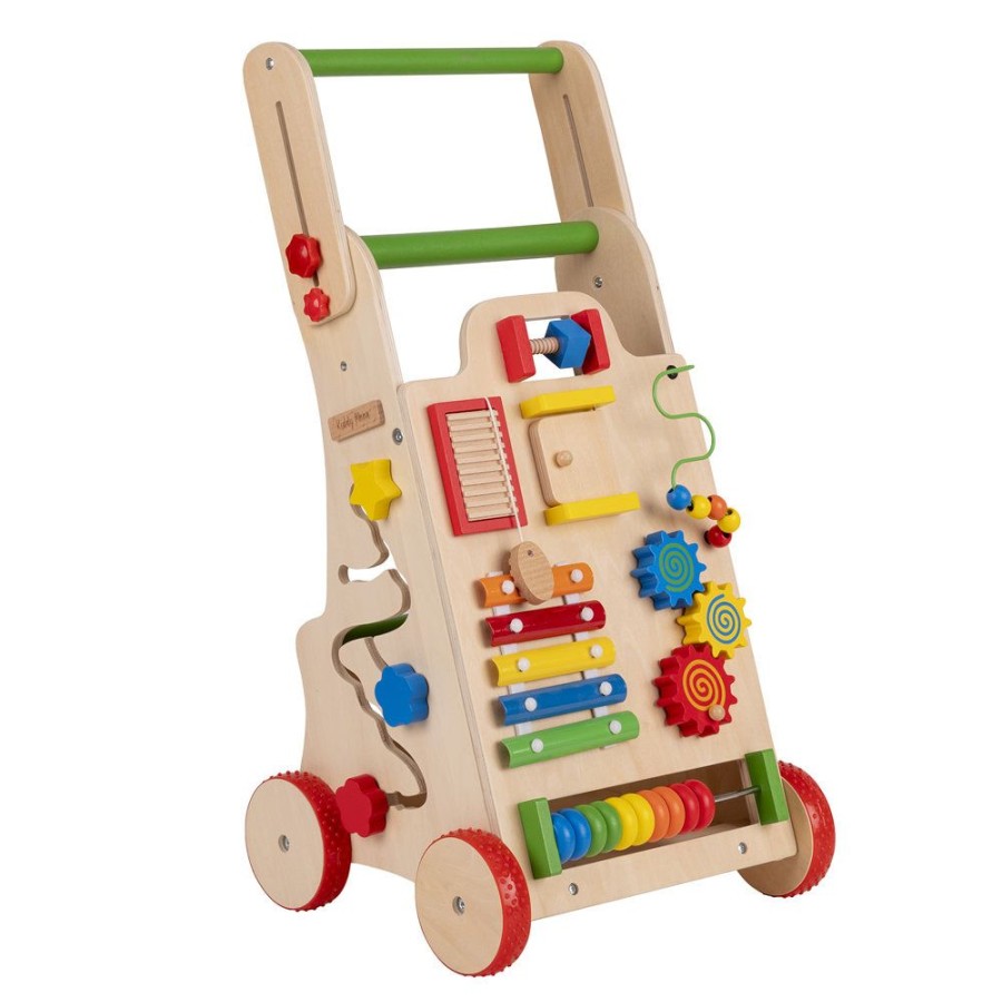 Activity Toys KiddyMoon | Kiddymoon Interactive Wooden Baby Walker For Children Wk, Multicolored