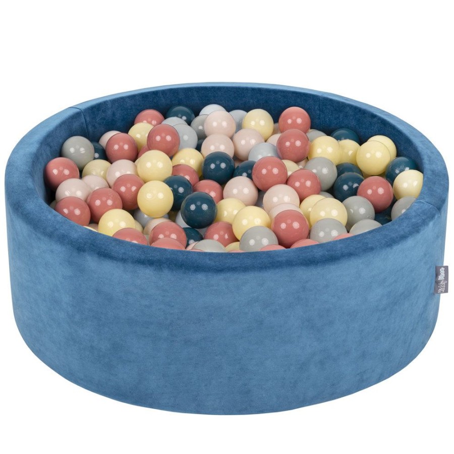 Ball Pits KiddyMoon | Kiddymoon Soft Ball Pit Round 7Cm / 2.75In For Kids, Foam Velvet Ball Pool Baby Playballs, Made In The Eu, Lagoon Turquoise: Dark Turquoise/ Pastel Beige/ Greengrey/ Salmon Pink Lagoon Turquoise:Dark Turquoise/Pastel Beige/Greengrey/Salmon Pink