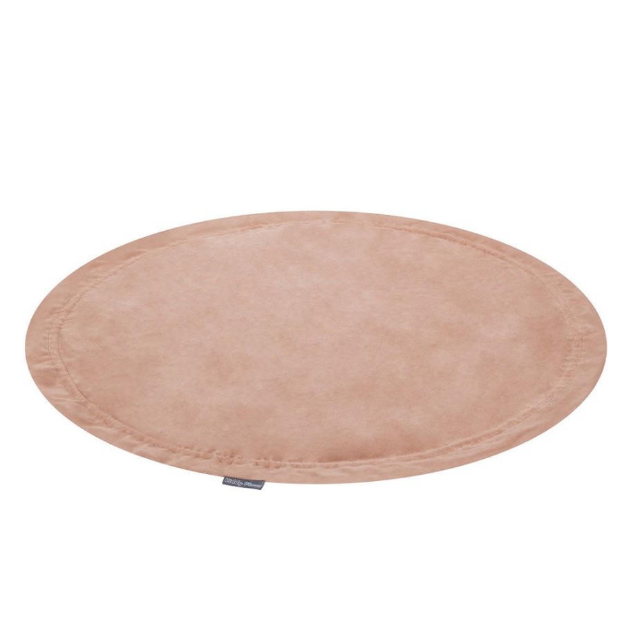 Nursery Room KiddyMoon | Kiddymoon Velvet Play Mat And Bag 2In1 For Kids, Desert Pink